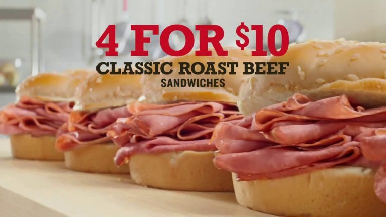 Arby's 4 for $10 Deal