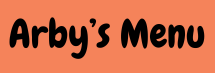 arby's menu logo
